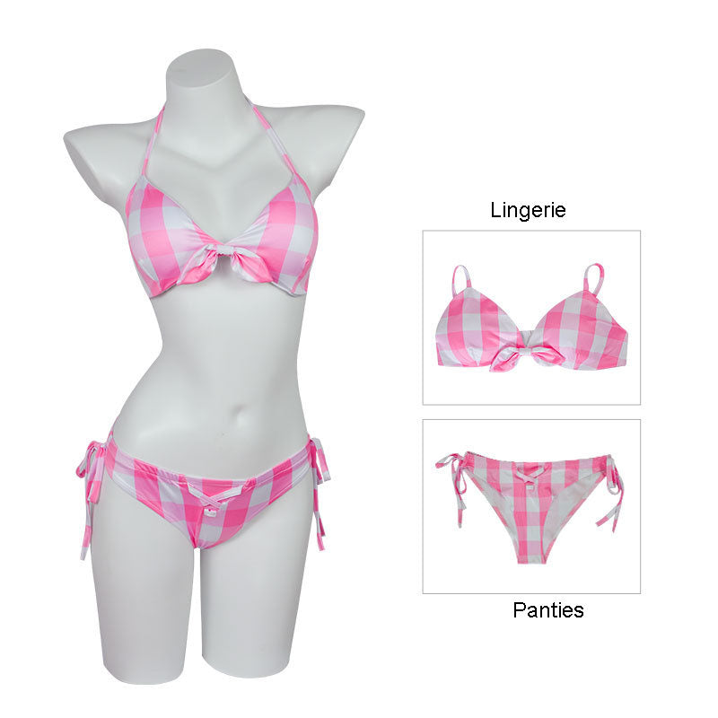 Barbie-Bikini mit quadratischem Muster