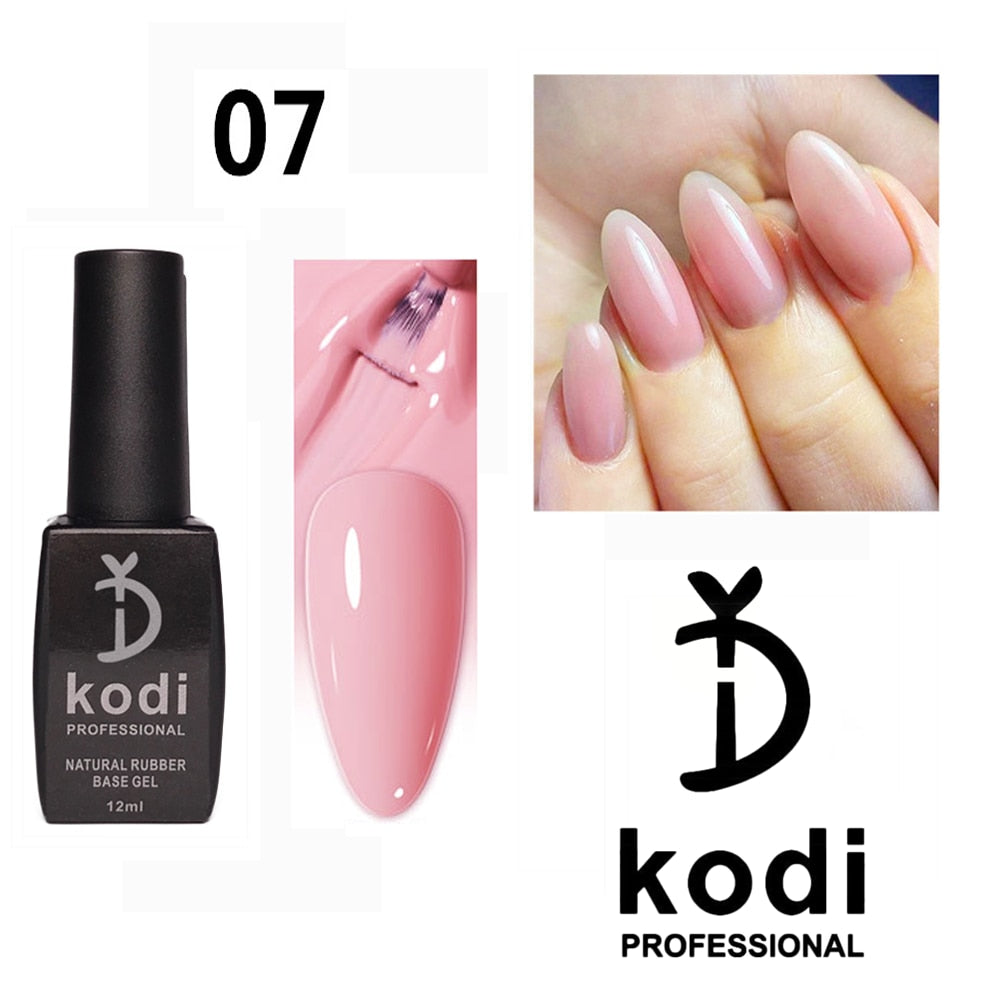 Base de vernis à ongles pailletée 2 en 1